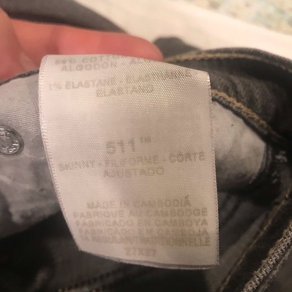 Levi’s 511 Boys Skinny Jeans Size 14 - Picture 4 of 4